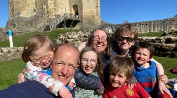 KInship carer Paul and his family